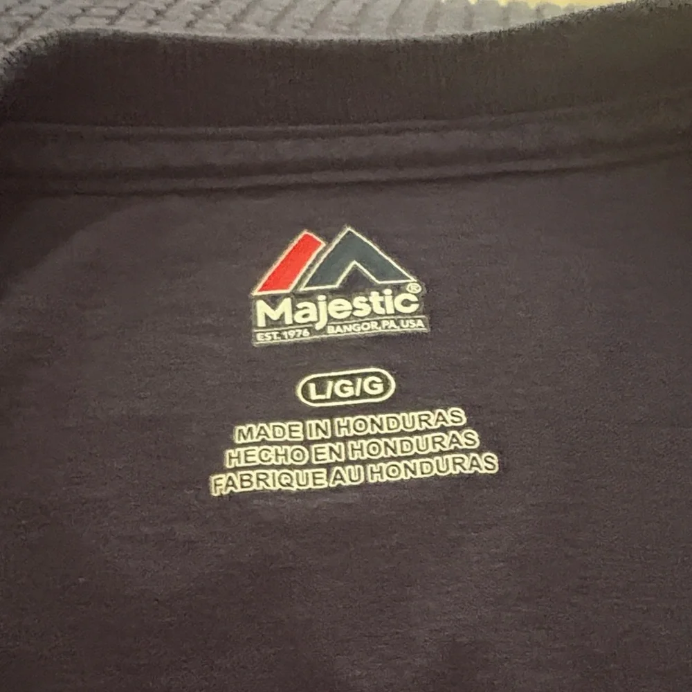 Majestic Navy Seattle Seahawks Short Sleeve Tee - Picture 2 of 2